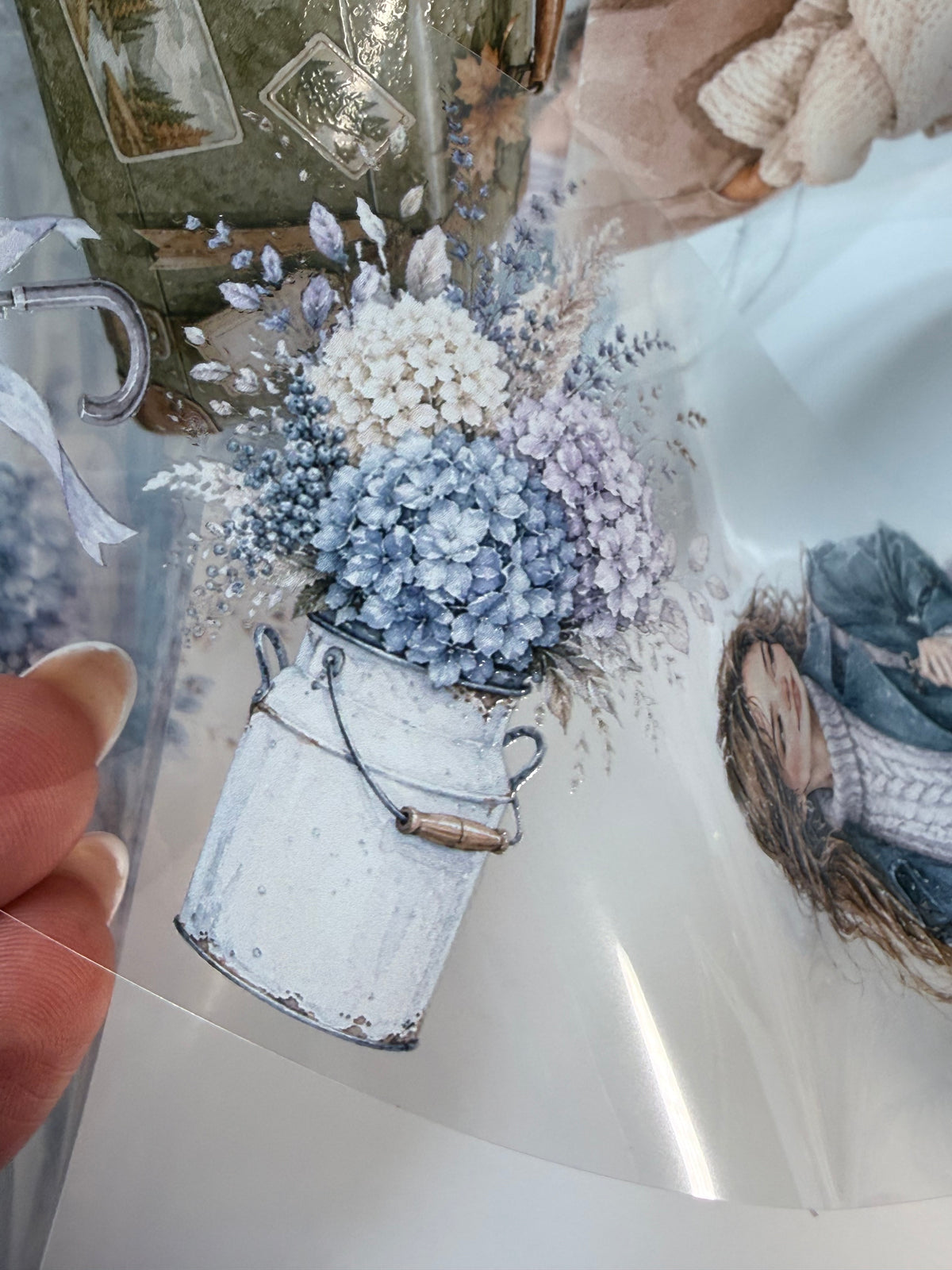 Soft and Rainy Harvest PET 3D raised tape