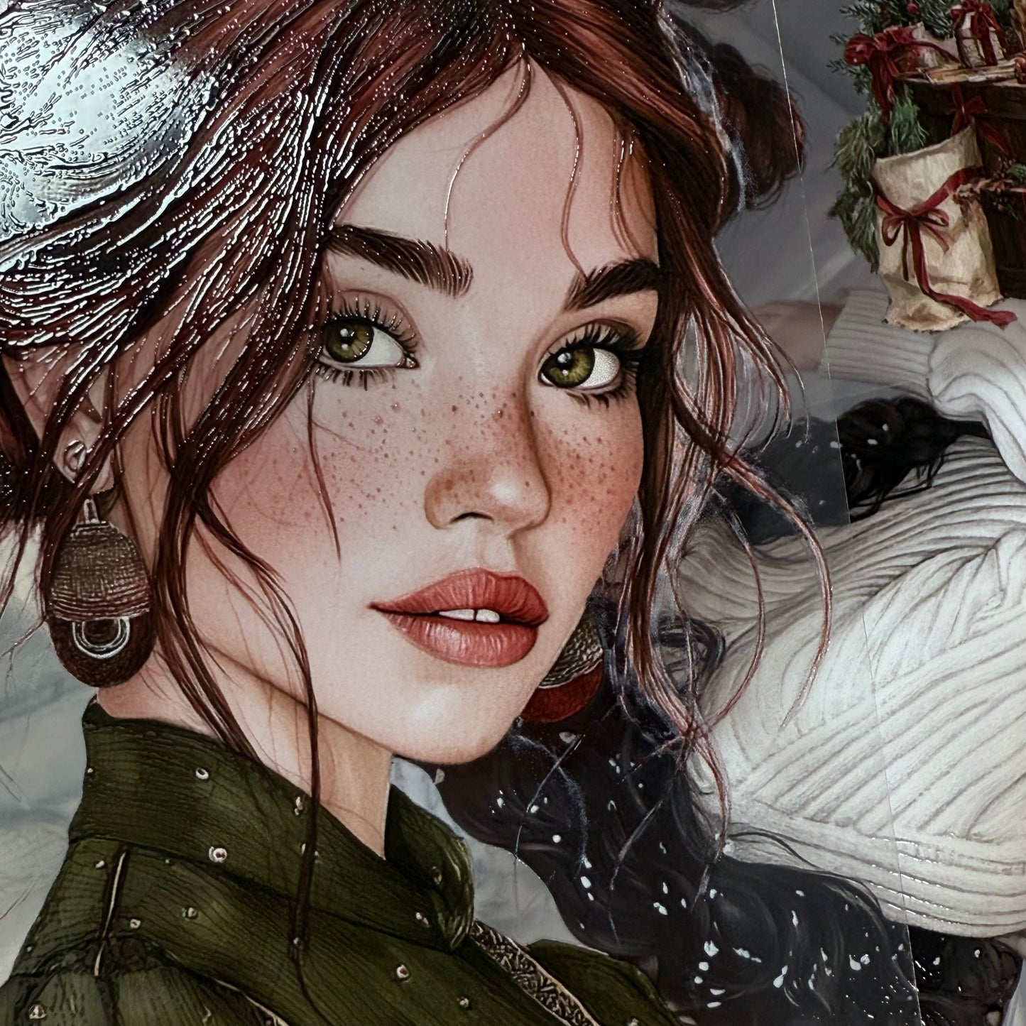 PET 3D raised Classic Christmas 2 and Icy whisper winter tape,one roll fashion, junk journal, scrapbooking,bullet journal, card making.