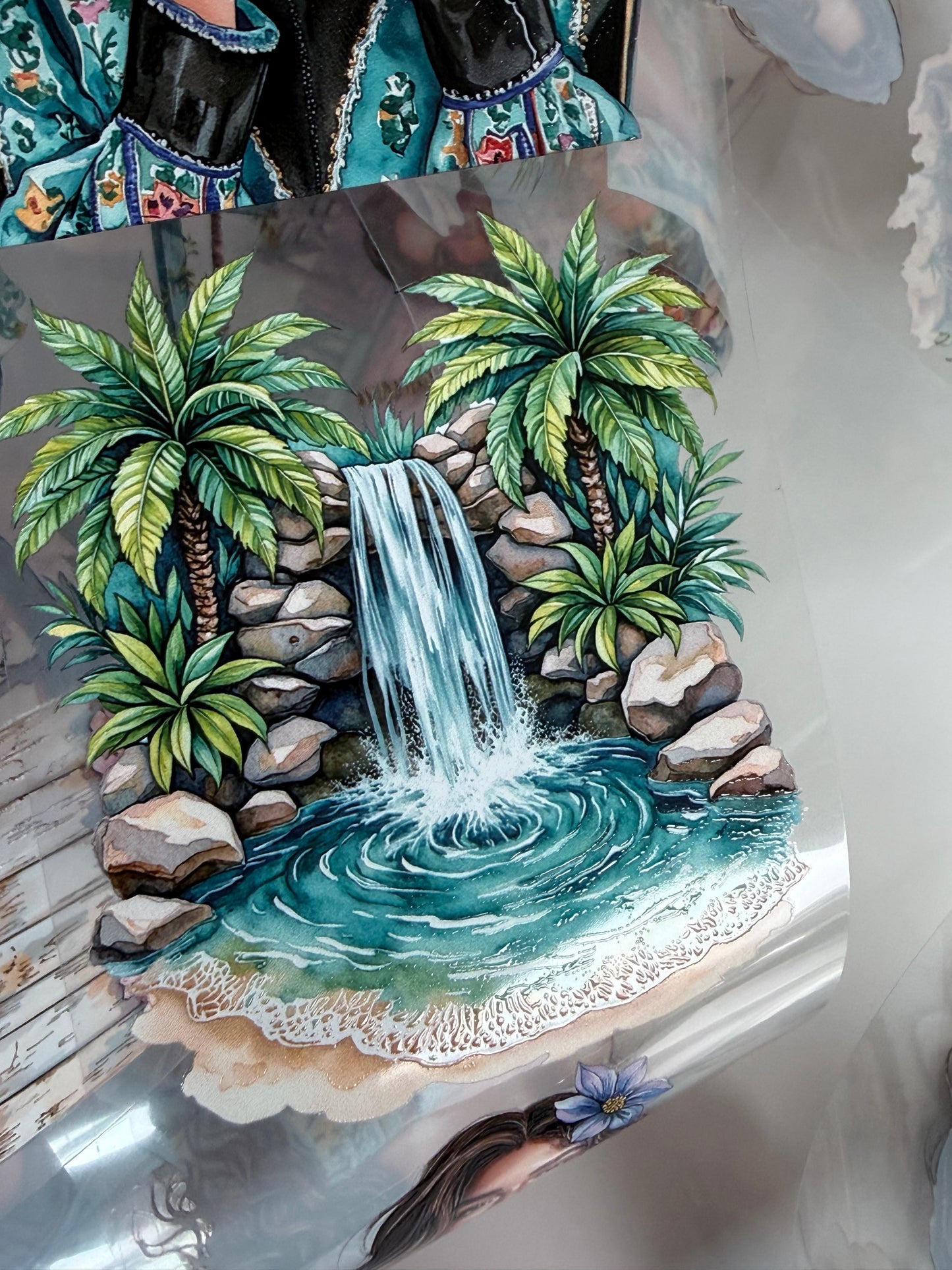 Azure Escape and Seaside Siesta PET 3D raised tape