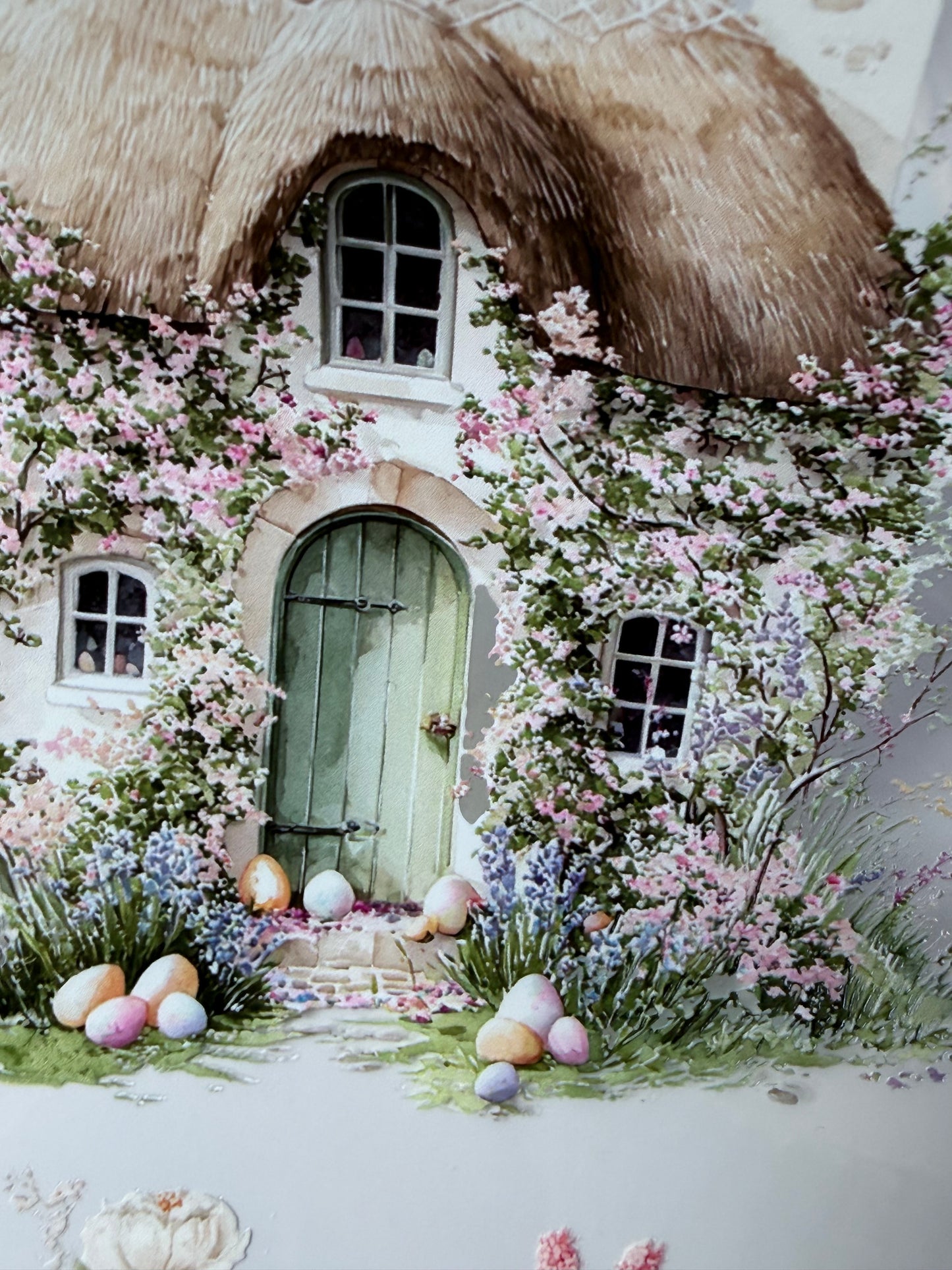 PET 3D raised Spring Landscape 5 tape,one roll fashion, junk journal, scrapbooking,bullet journal, card making.