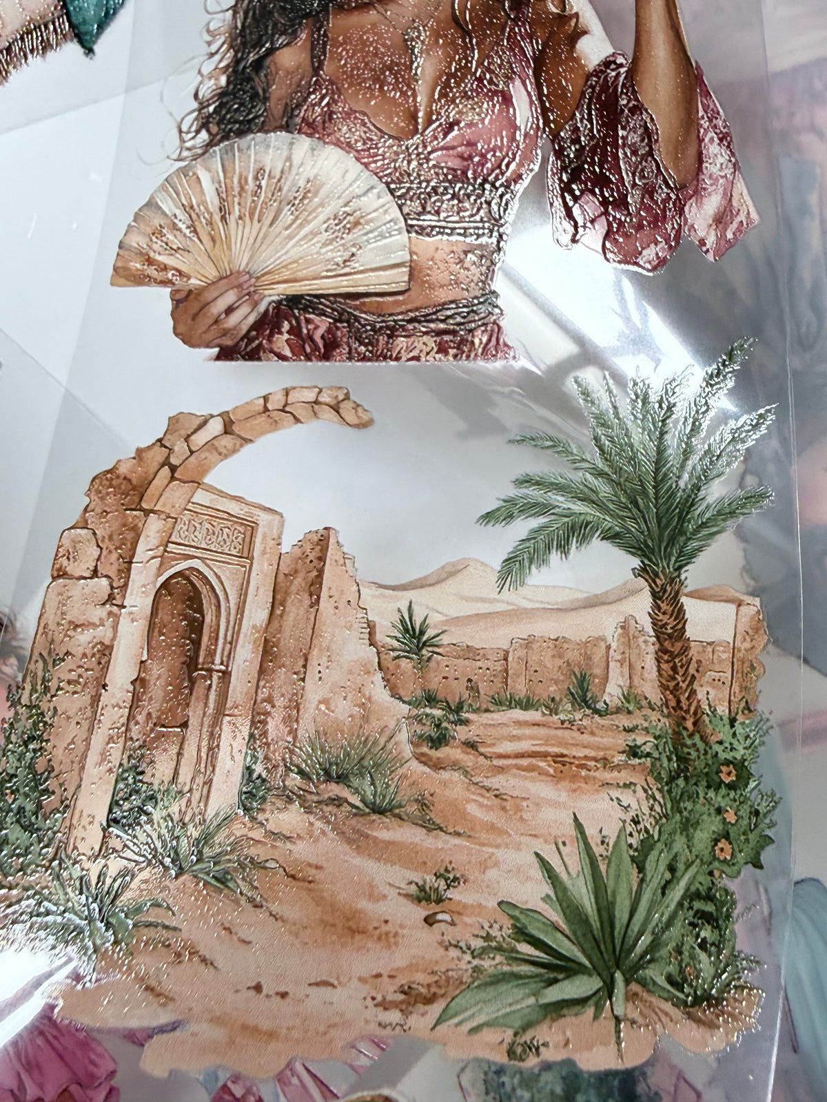 Moroccan Escape and Florentine Flourish PET 3D raised tape