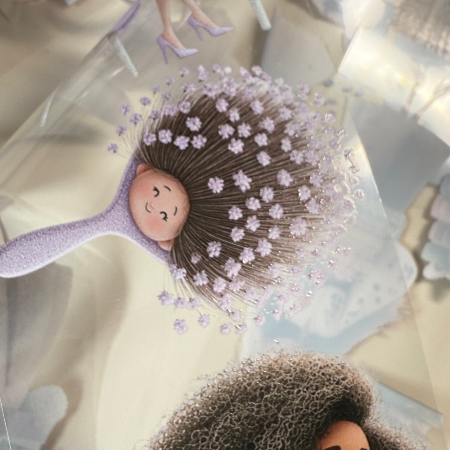 PET 3D raised Girls Planner and Whimsical Reading tape,one roll fashion, junk journal, scrapbooking,bullet journal, card making.