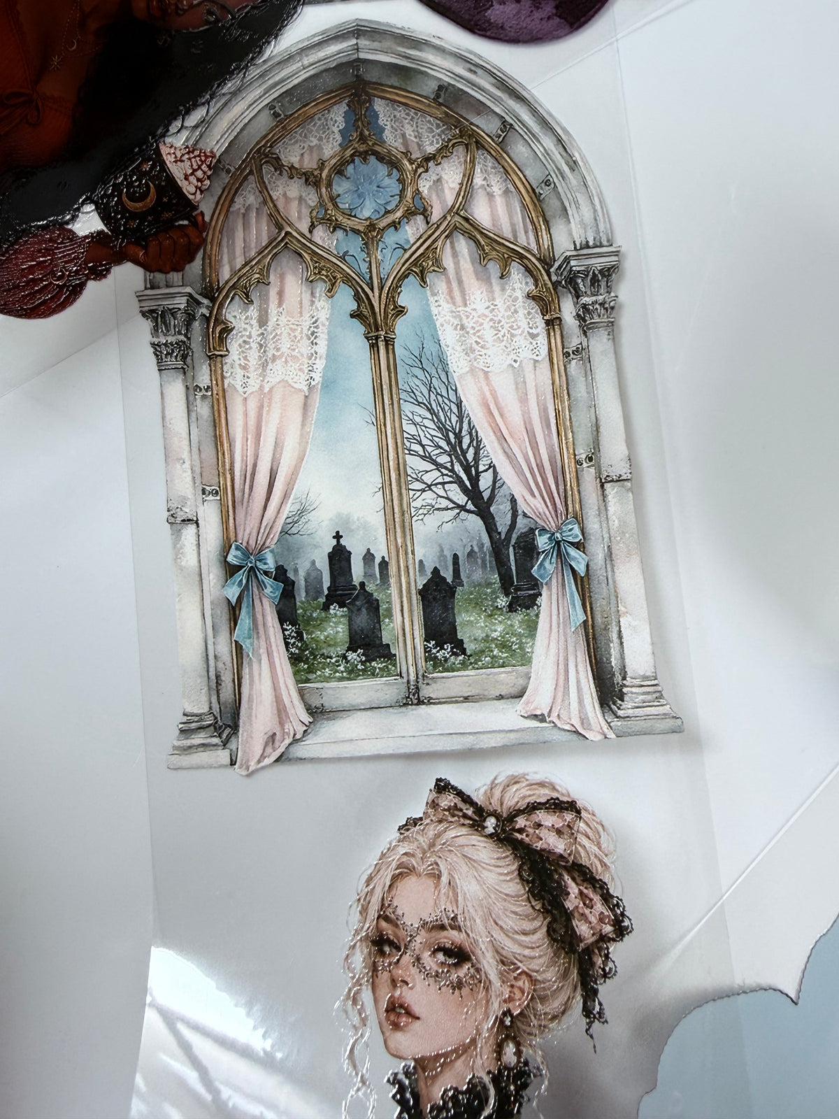Coven Café and Maison Macabre PET 3D raised tape