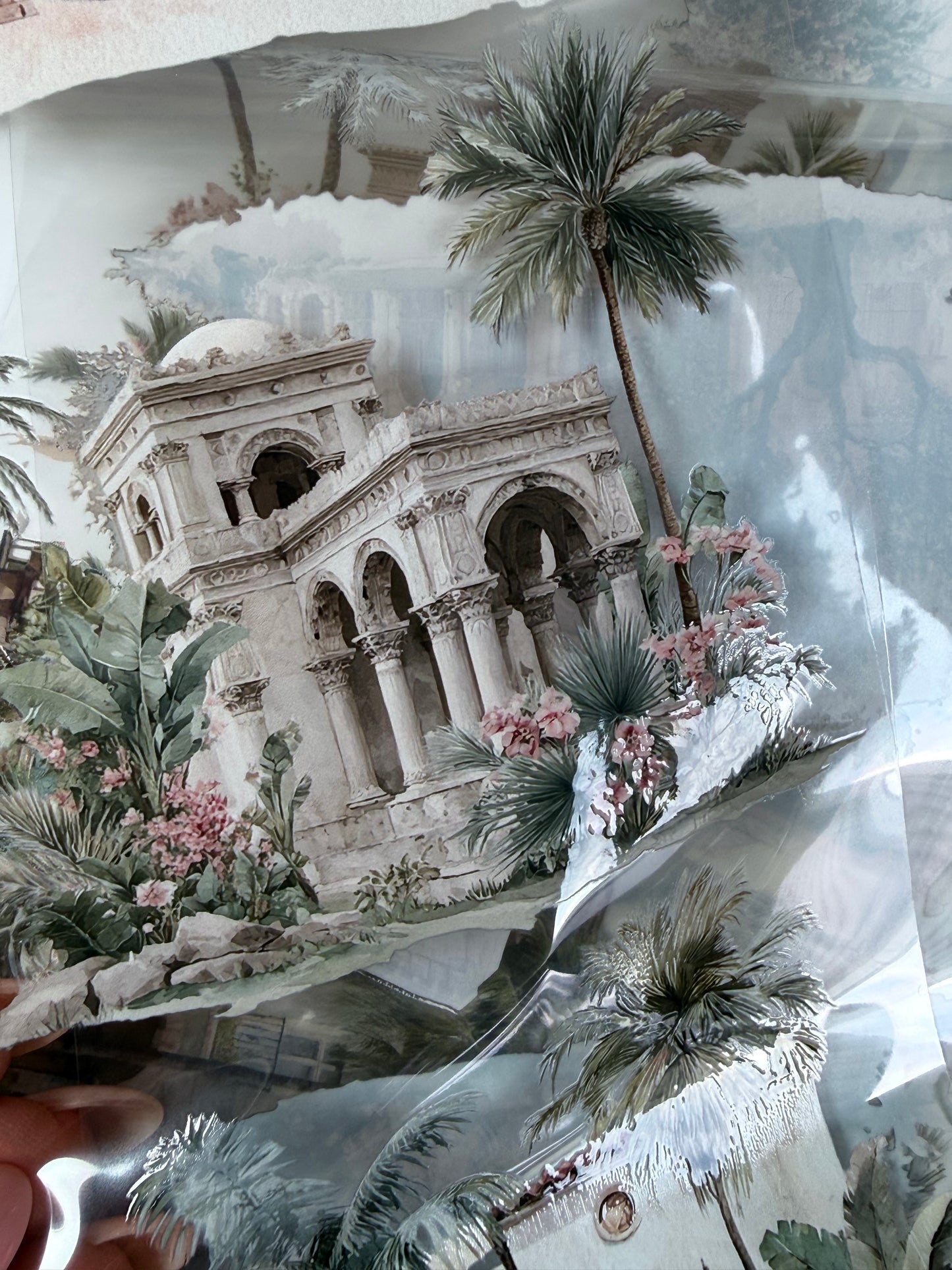 PET 3D raised Travelling Landscape tape