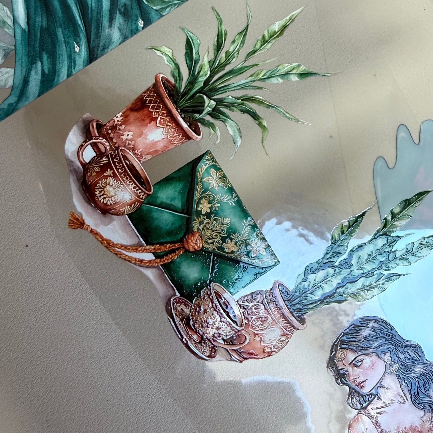 Emberglade Bloom and Monsoon Courtyard Letters PET 3D raised tape,one roll fashion, junk journal, scrapbooking,bullet journal, card making.
