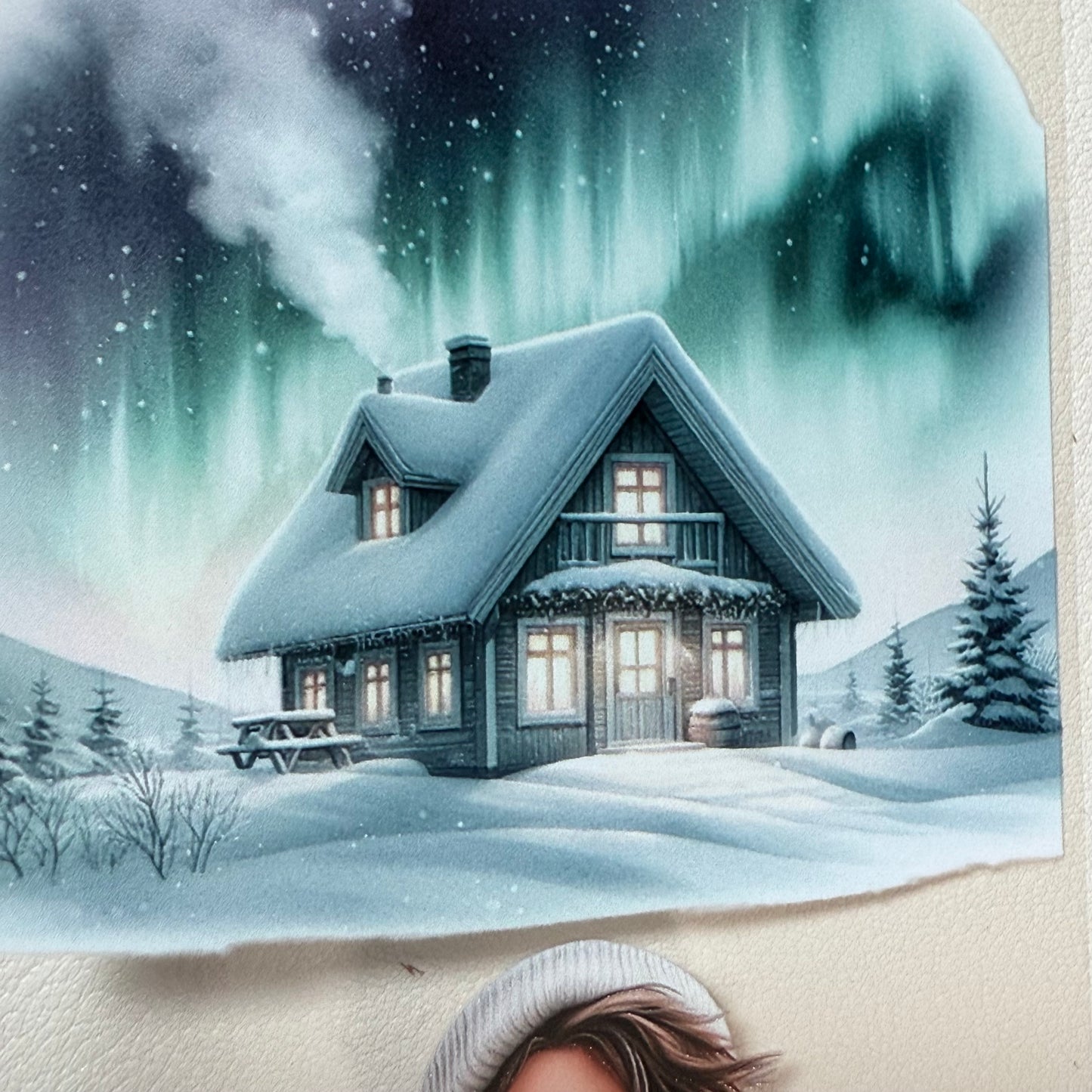 PET 3D raised Iceland  and Cocoa Days tape,one roll fashion, junk journal, scrapbooking,bullet journal, card making.