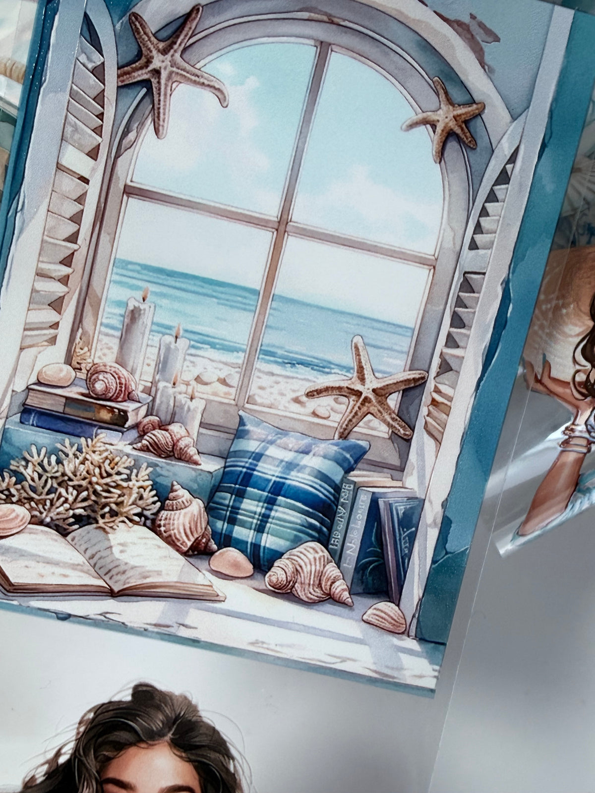 Miss Marine and Blue Amalfi Planner PET 3D raised tape