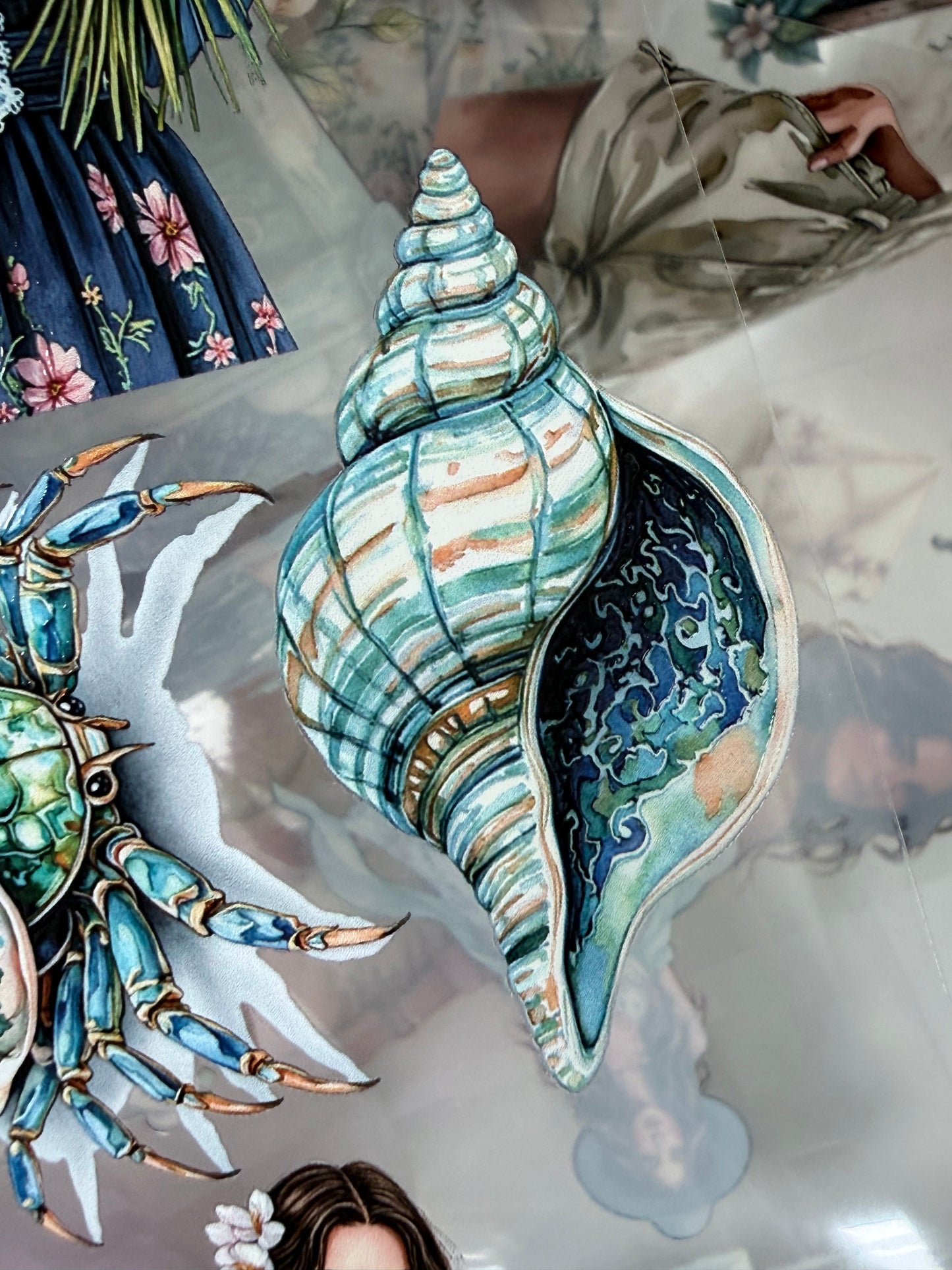 Seaside Breeze and Mirazur Dreams PET 3D raised tape