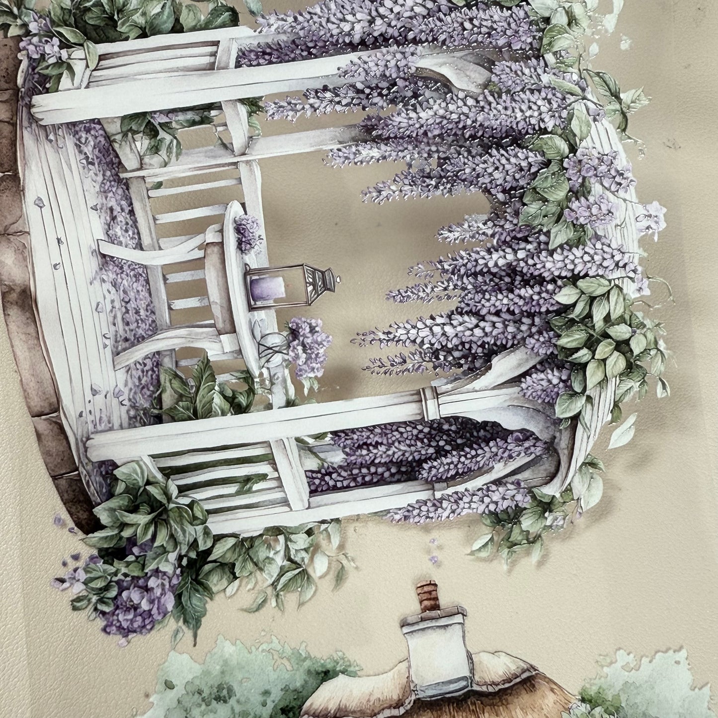 PET 3D raised Spring-Winter Landscape tape,one roll fashion, junk journal, scrapbooking,bullet journal, card making.