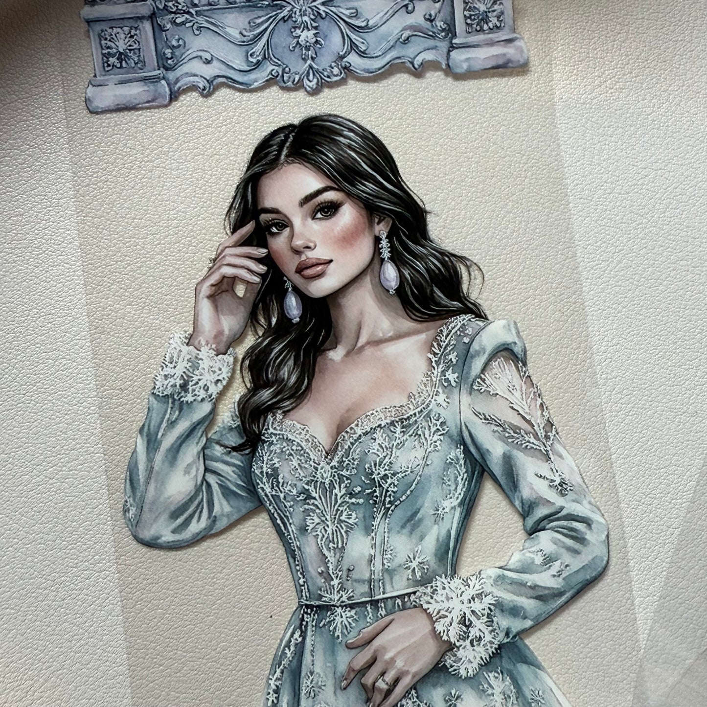 PET 3D raised Magical Apothecary in Winter and Winter Fairytale tape,one roll fashion, junk journal, scrapbooking,bullet journal, card making.