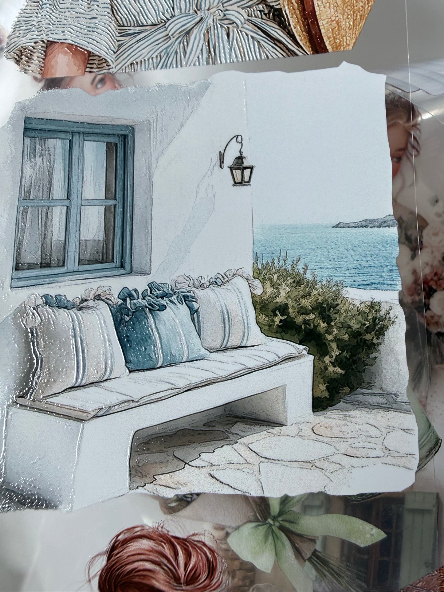 Summer seaside and Lavender planner PET 3D raised tape