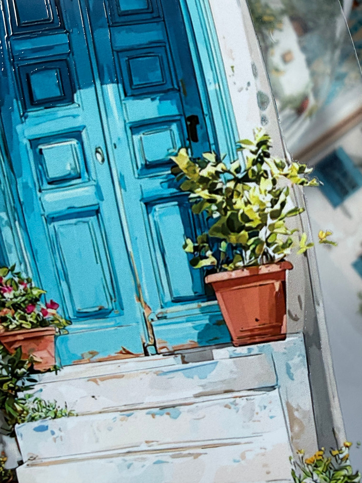 PET 3D raised Greece Landscape tape