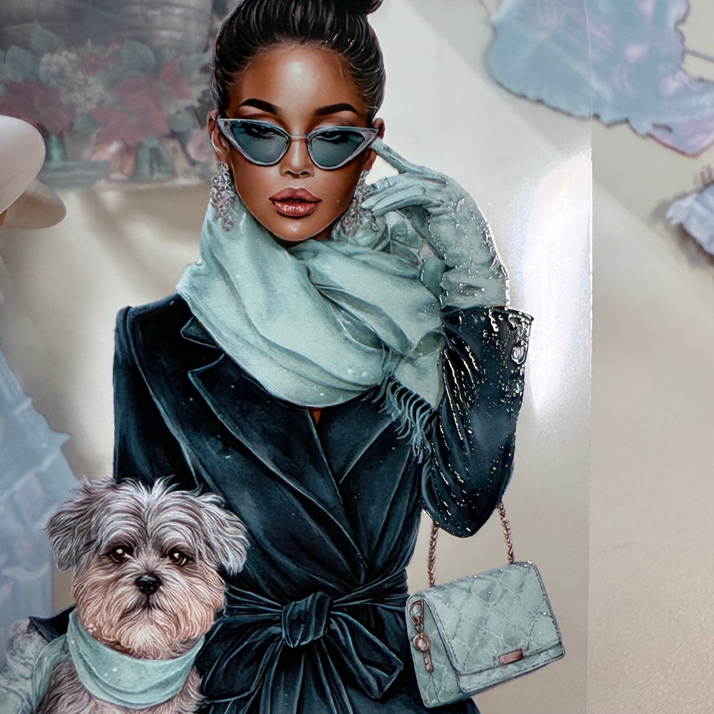 PET 3D raised Christmas Market and Frosted Winter tape,one roll fashion, junk journal, scrapbooking,bullet journal, card making.