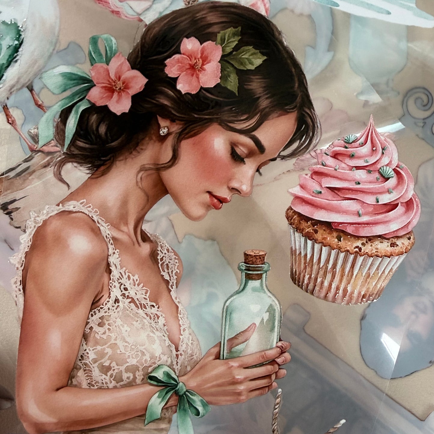 Parisian Balcony Letters and Ocean of Love Notes PET 3D raised tape,one roll fashion, junk journal, scrapbooking,bullet journal, card making.