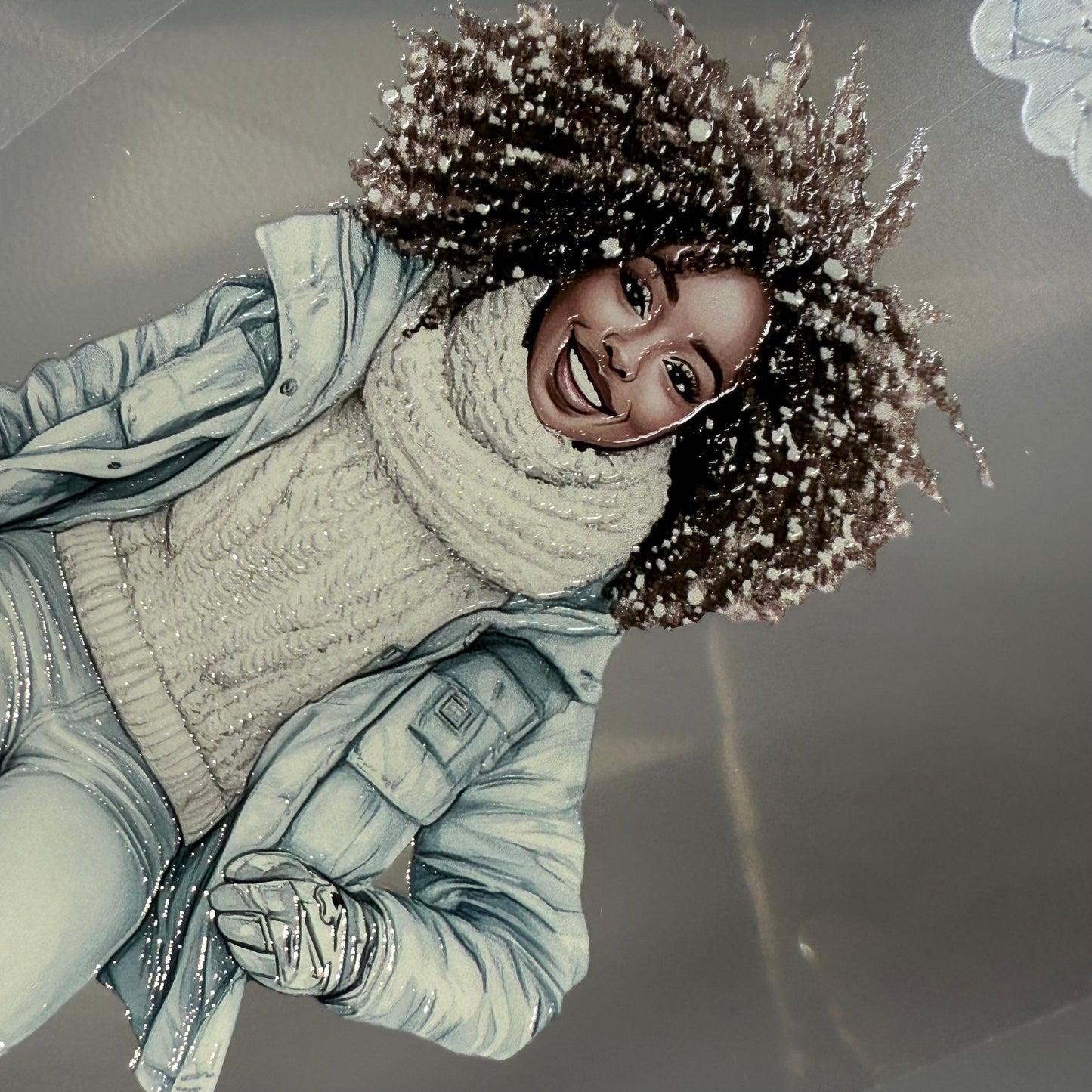 PET 3D raised Rustic Noel and Winter Wonderlandtape,one roll fashion, junk journal, scrapbooking,bullet journal, card making.