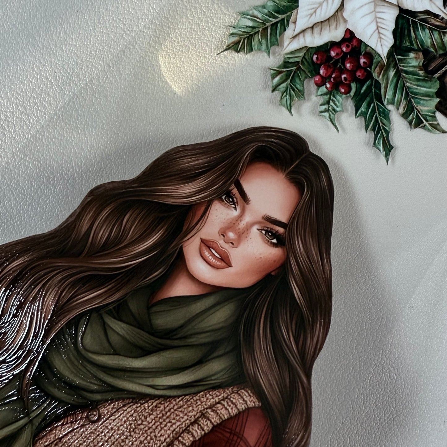 PET 3D raised Rustic Noel and Winter Wonderlandtape,one roll fashion, junk journal, scrapbooking,bullet journal, card making.