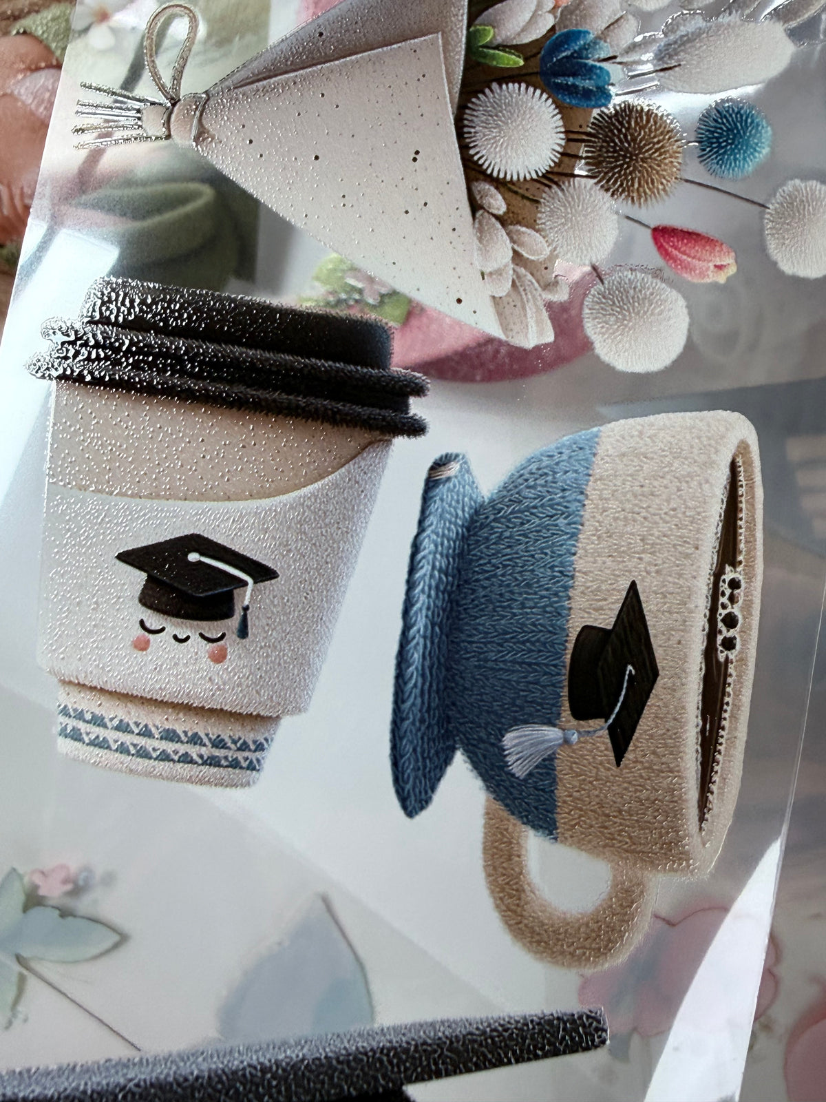 Whimsical Seaside Summer and Graduation PET 3D raised tape