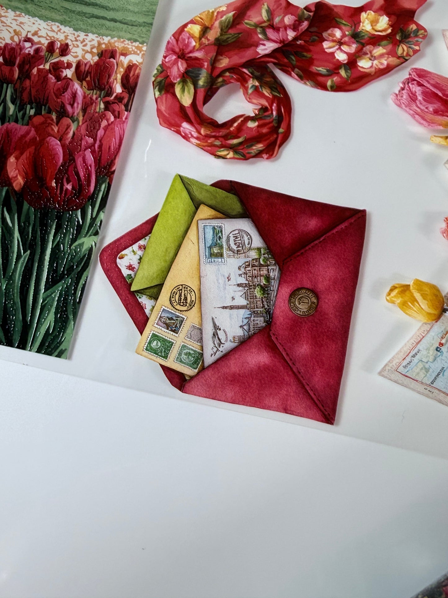 PET 3D raised Landscape Travel time tape,one roll fashion, junk journal, scrapbooking,bullet journal, card making.