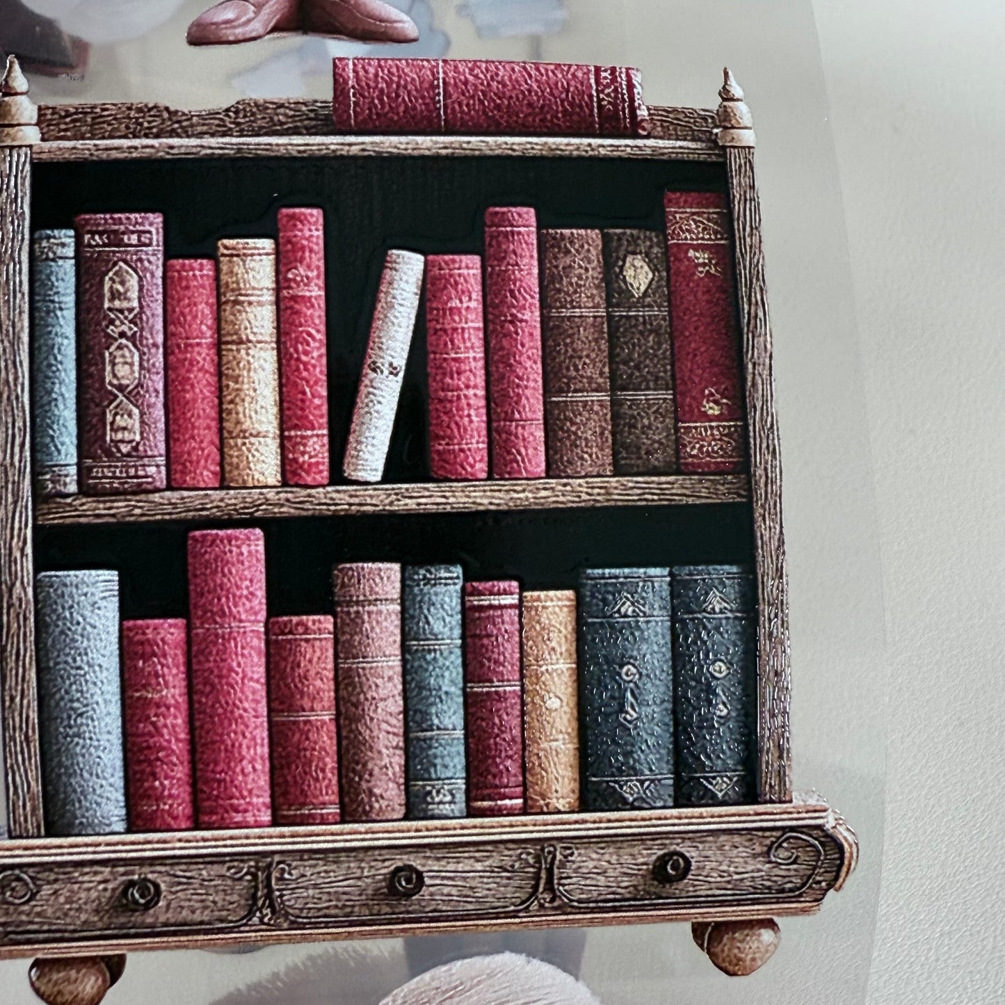 PET 3D raised Mulberry Academia and Whimsical Book Lover tape,one roll fashion, junk journal, scrapbooking,bullet journal, card making.