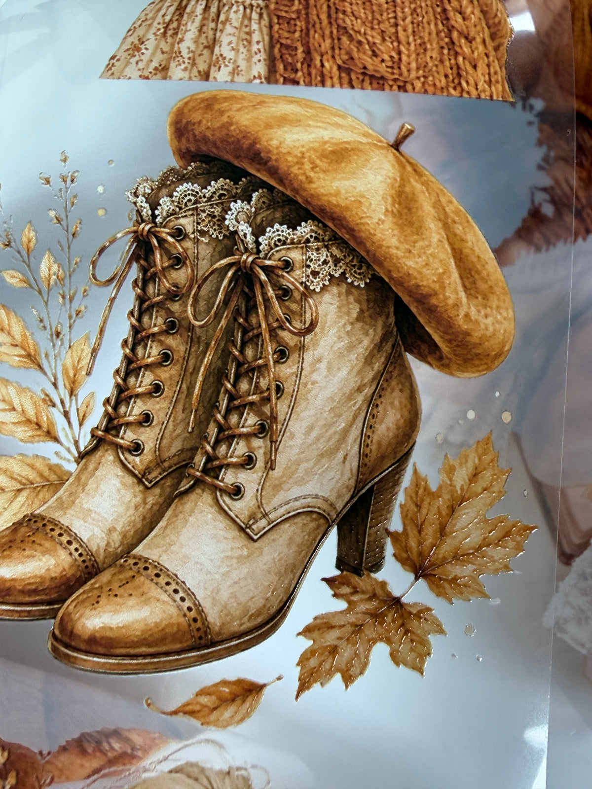BUNDLE Gold and Plum Harvest PET 3D raised tape