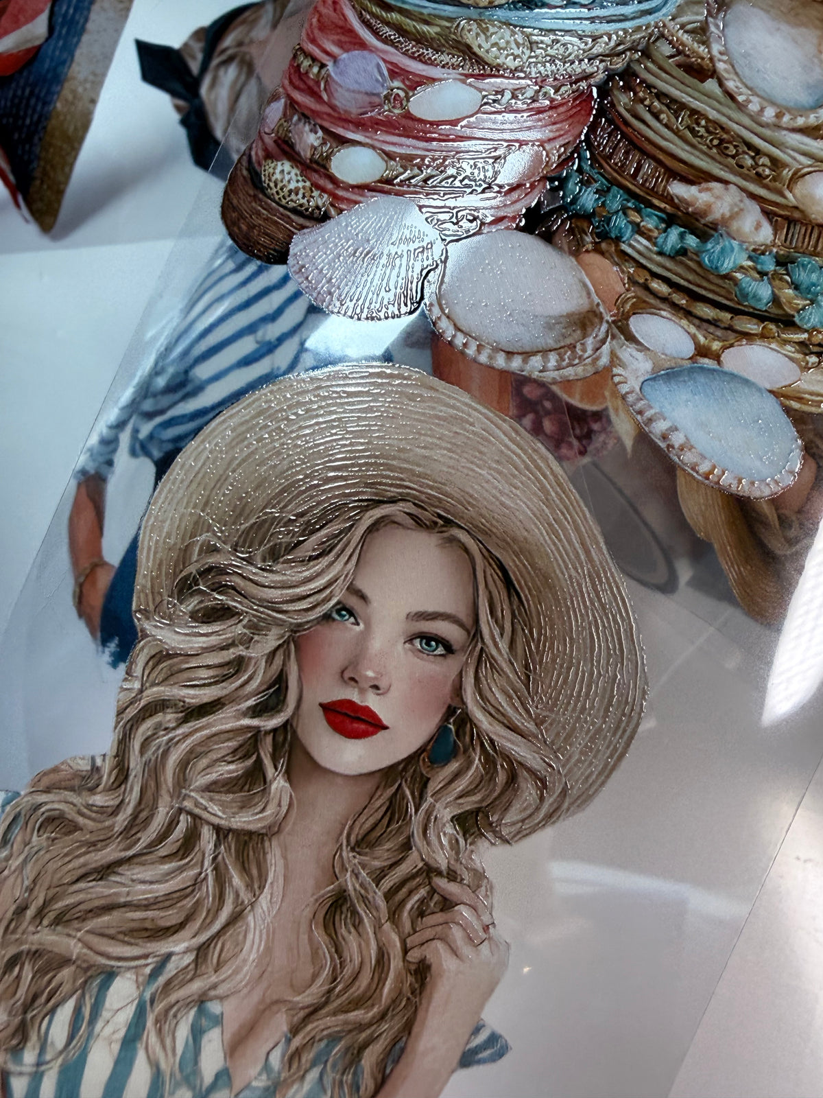 Coastal cowgirl summer and Nautical chic PET 3D raised tape