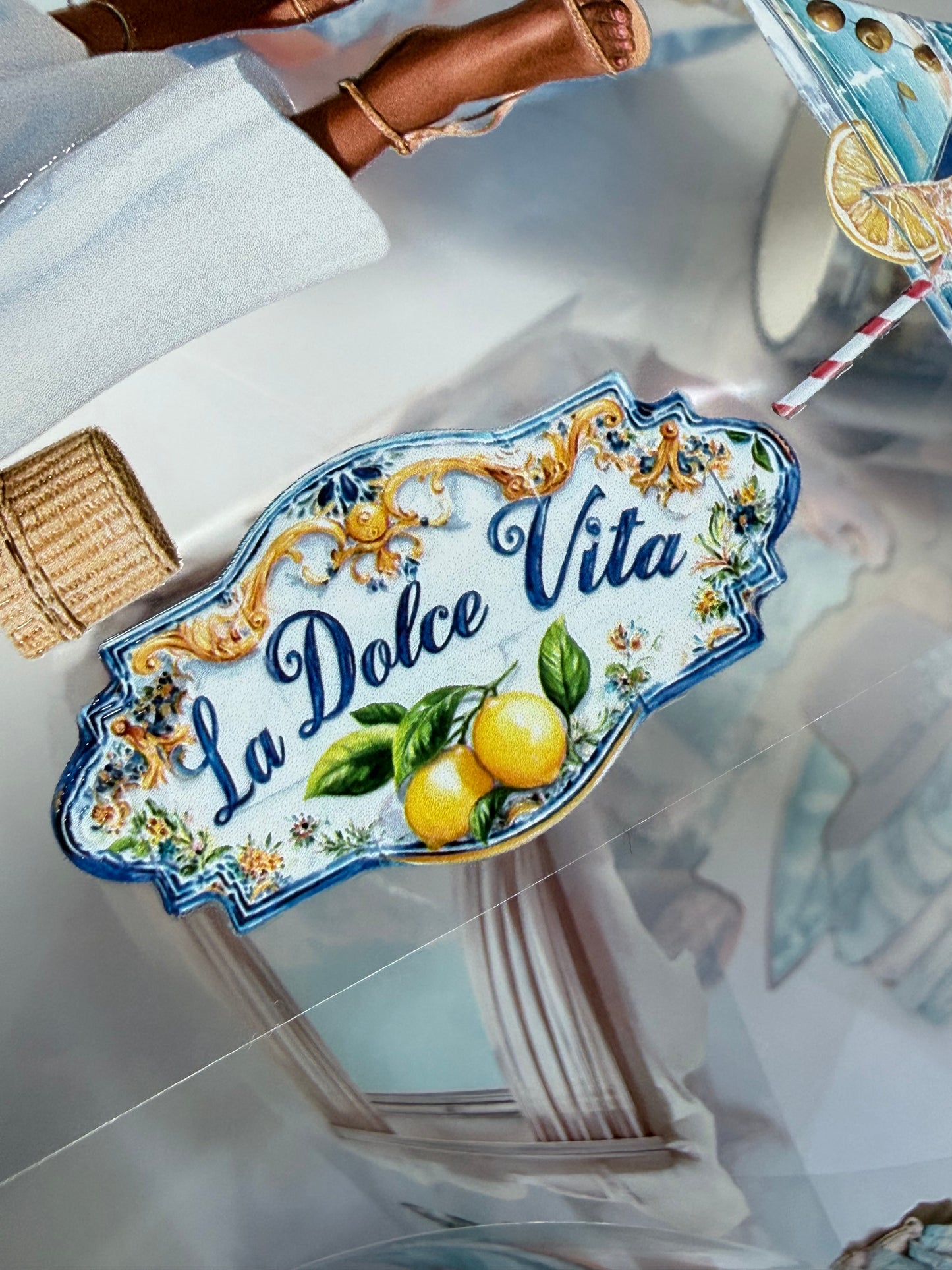 Amalfi Coast and Western Beach PET 3D raised tape