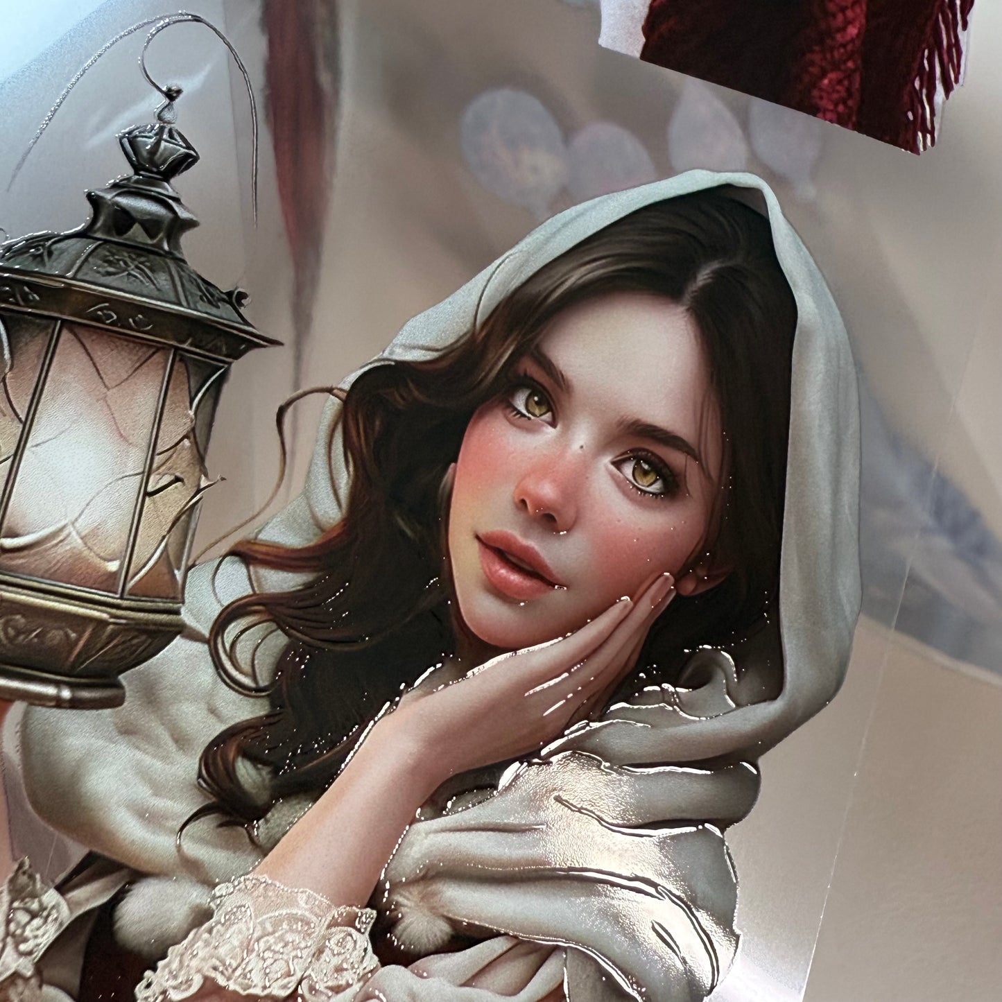 PET 3D raised Traditional Christmas tape,one roll fashion, junk journal, scrapbooking,bullet journal, card making.