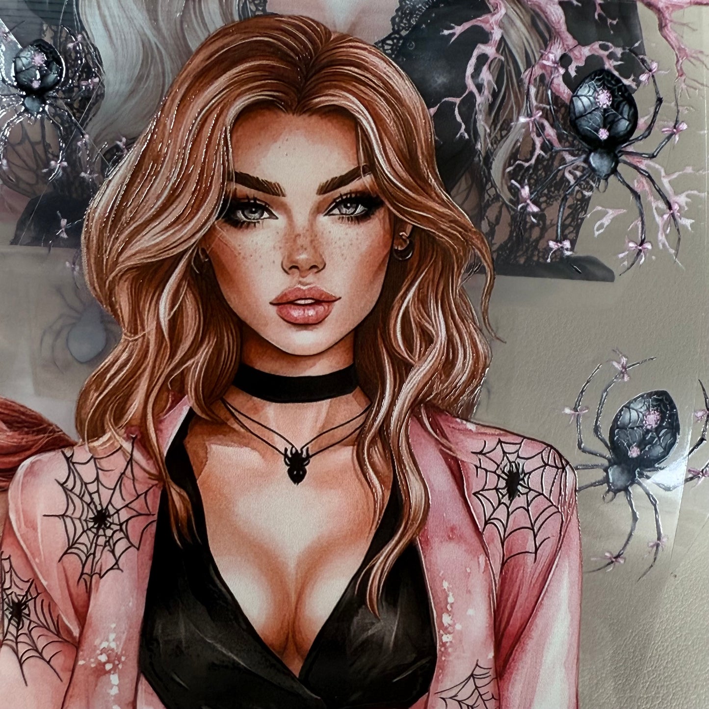 PET 3D raised Bows and Boos and Coquette Coven tape,one roll fashion, junk journal, scrapbooking,bullet journal, card making.