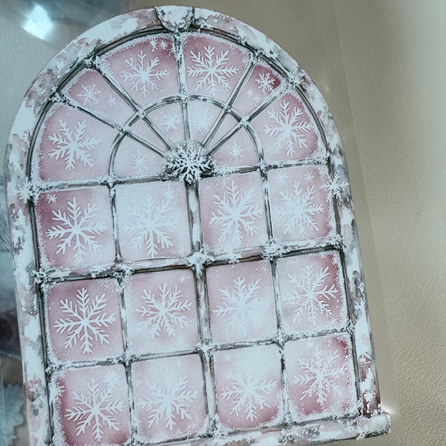 PET 3D raised Winter In The Country and in Wonderland tape,one roll fashion, junk journal, scrapbooking,bullet journal, card making.