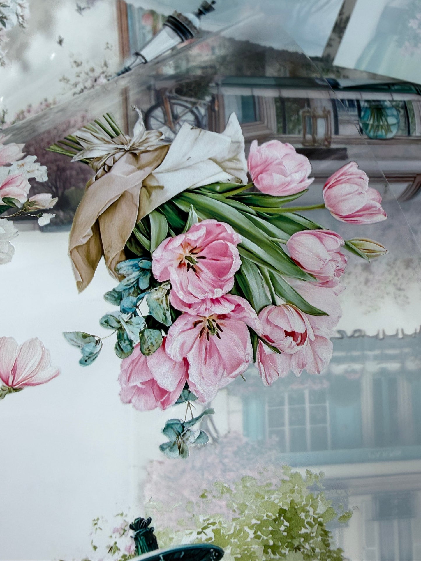 PET 3D raised Romantic Landscape tape