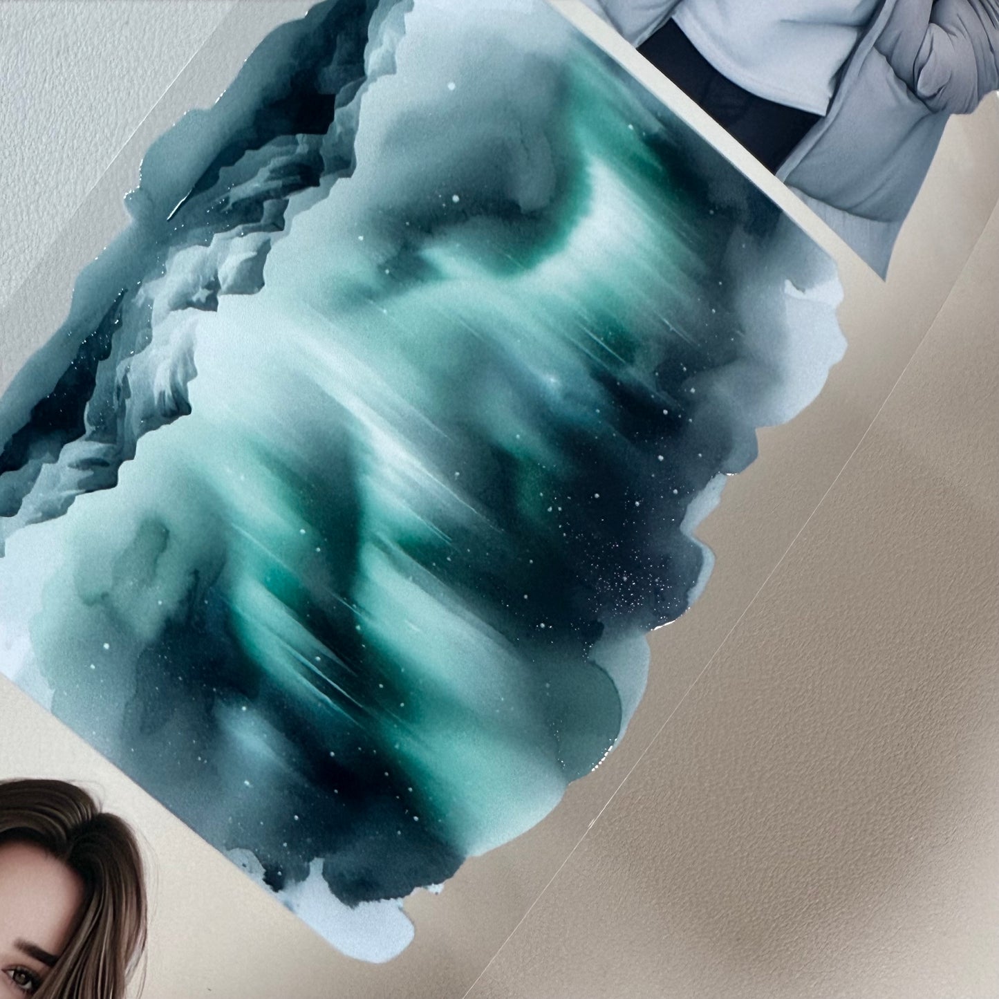 PET 3D raised Iceland  and Cocoa Days tape,one roll fashion, junk journal, scrapbooking,bullet journal, card making.