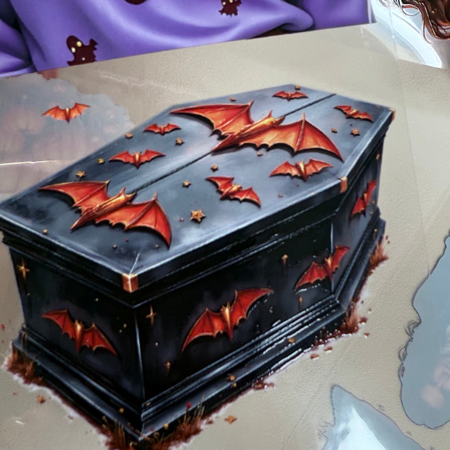 Dark rose and cozy Halloween Washi Tape – 3D PET Foil Gothic Vintage Girl Stickers, Scrapbooking, Junk Journal, Bullet Journal, Card Making