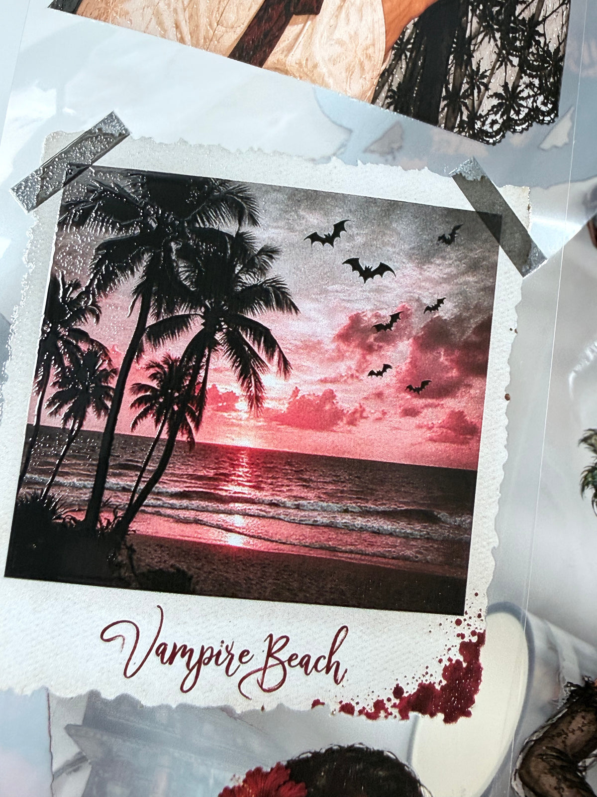 Vampire Summer Club and Midnight Midway PET 3D raised tape