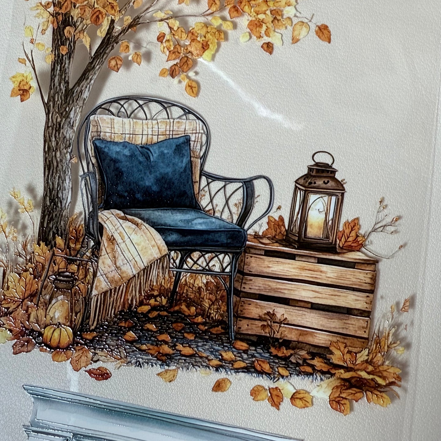 PET 3D raised Landscape 5  tape,one roll fashion, junk journal, scrapbooking,bullet journal, card making.