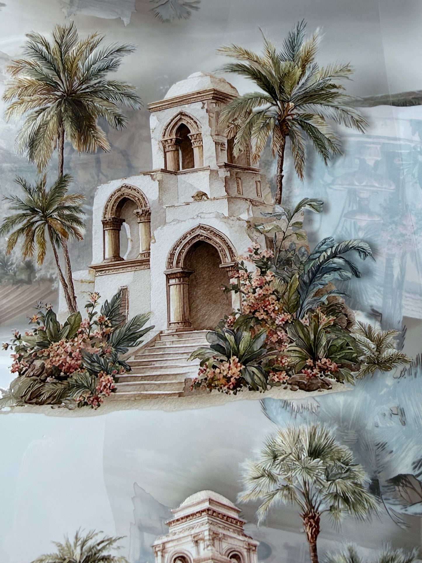 PET 3D raised Travelling Landscape tape