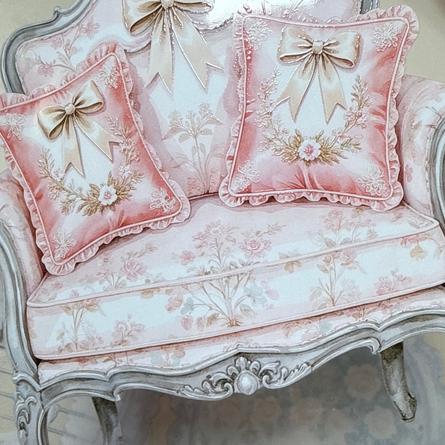 PET 3D raised Landscape Rococo addiction tape,one roll fashion, junk journal, scrapbooking,bullet journal, card making.