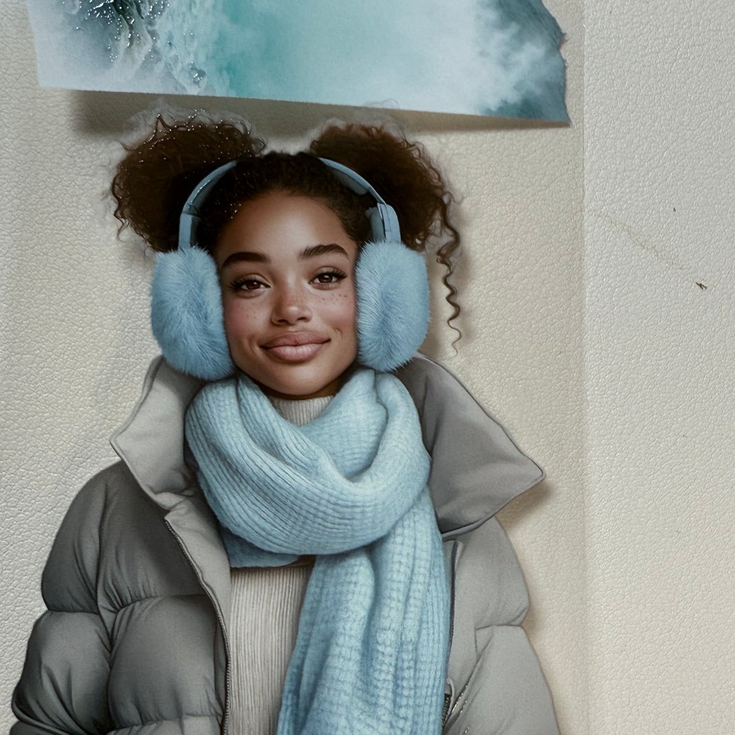 PET 3D raised Iceland  and Cocoa Days tape,one roll fashion, junk journal, scrapbooking,bullet journal, card making.