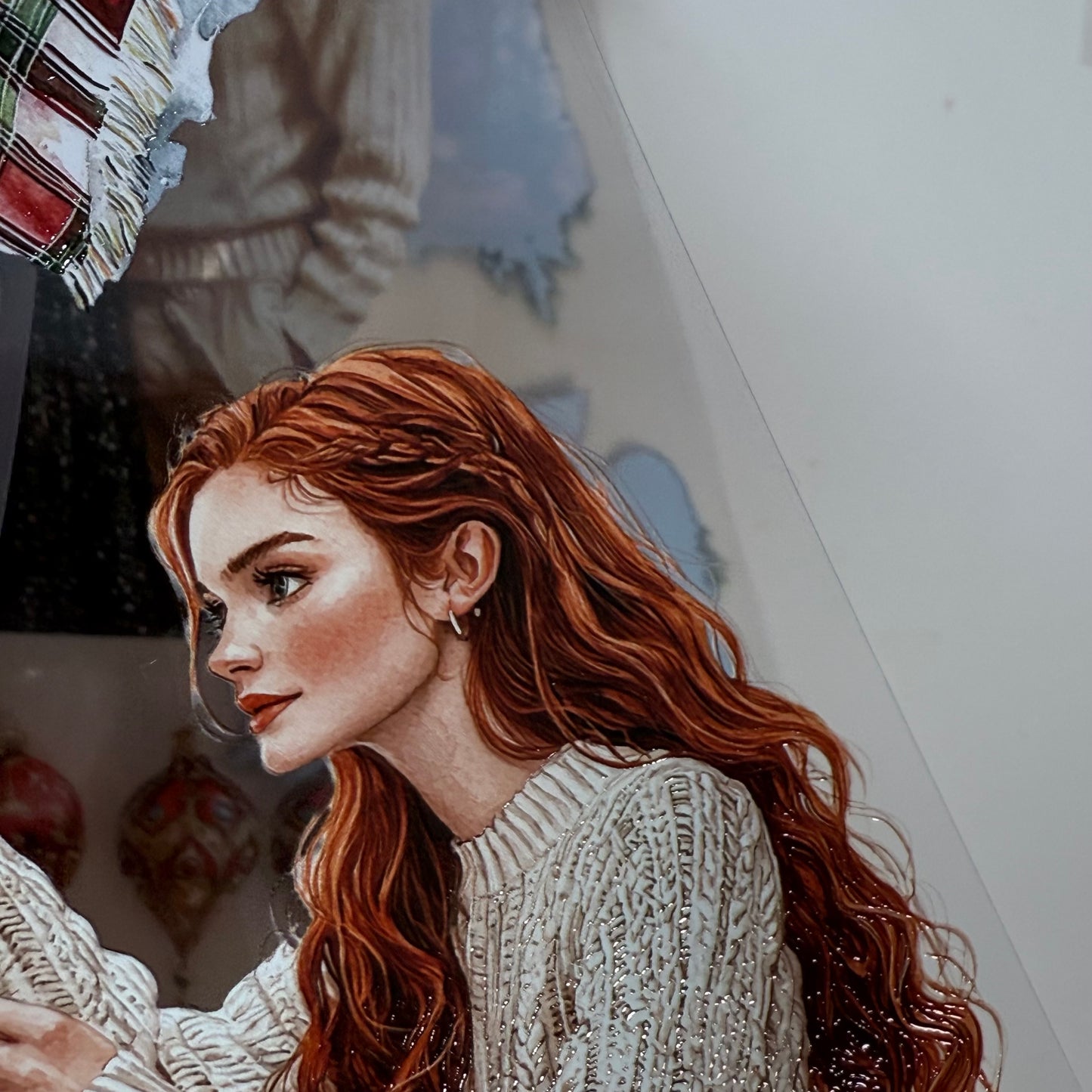 PET 3D raised Traditional Christmas tape,one roll fashion, junk journal, scrapbooking,bullet journal, card making.