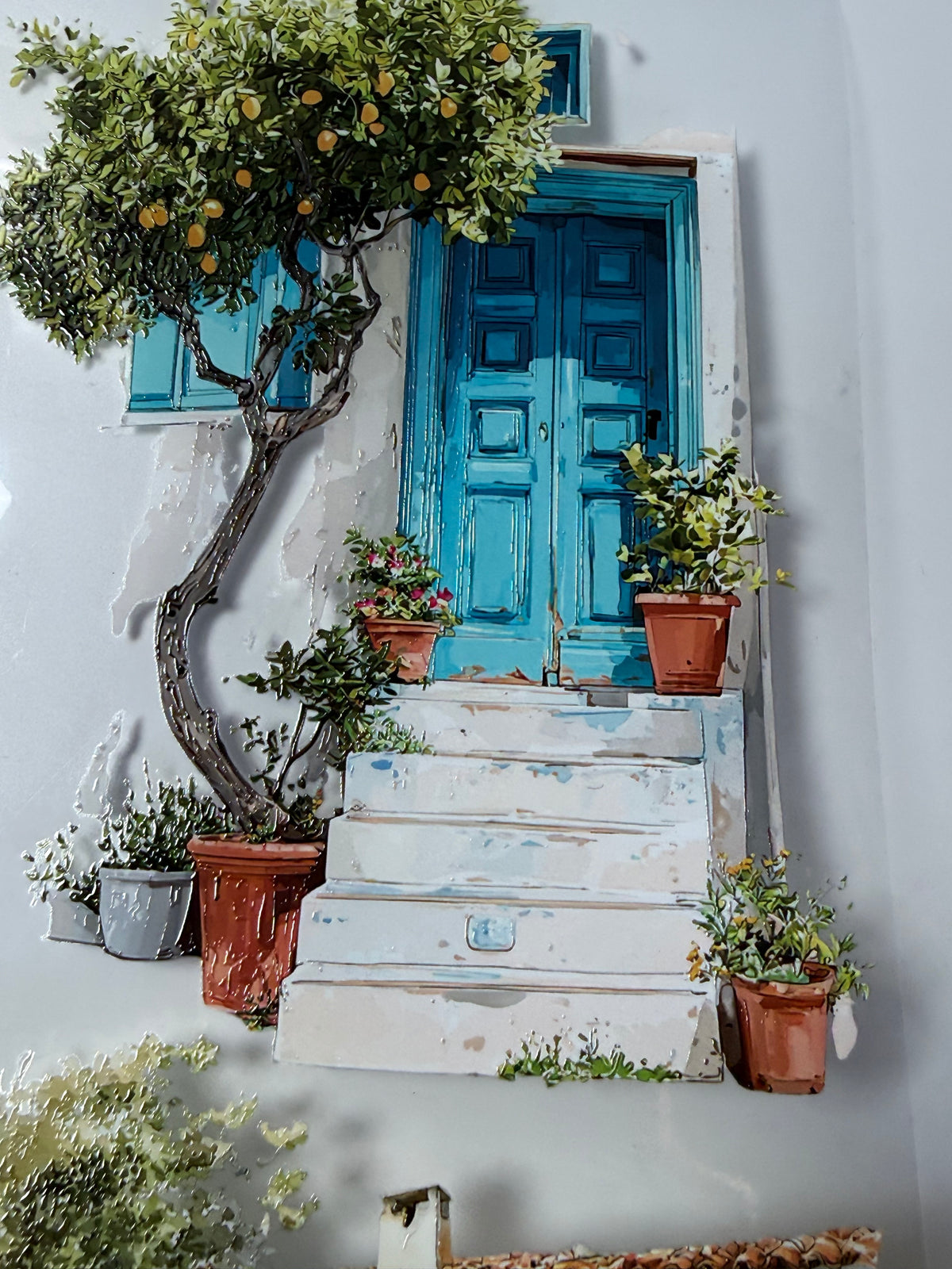 PET 3D raised Greece Landscape tape