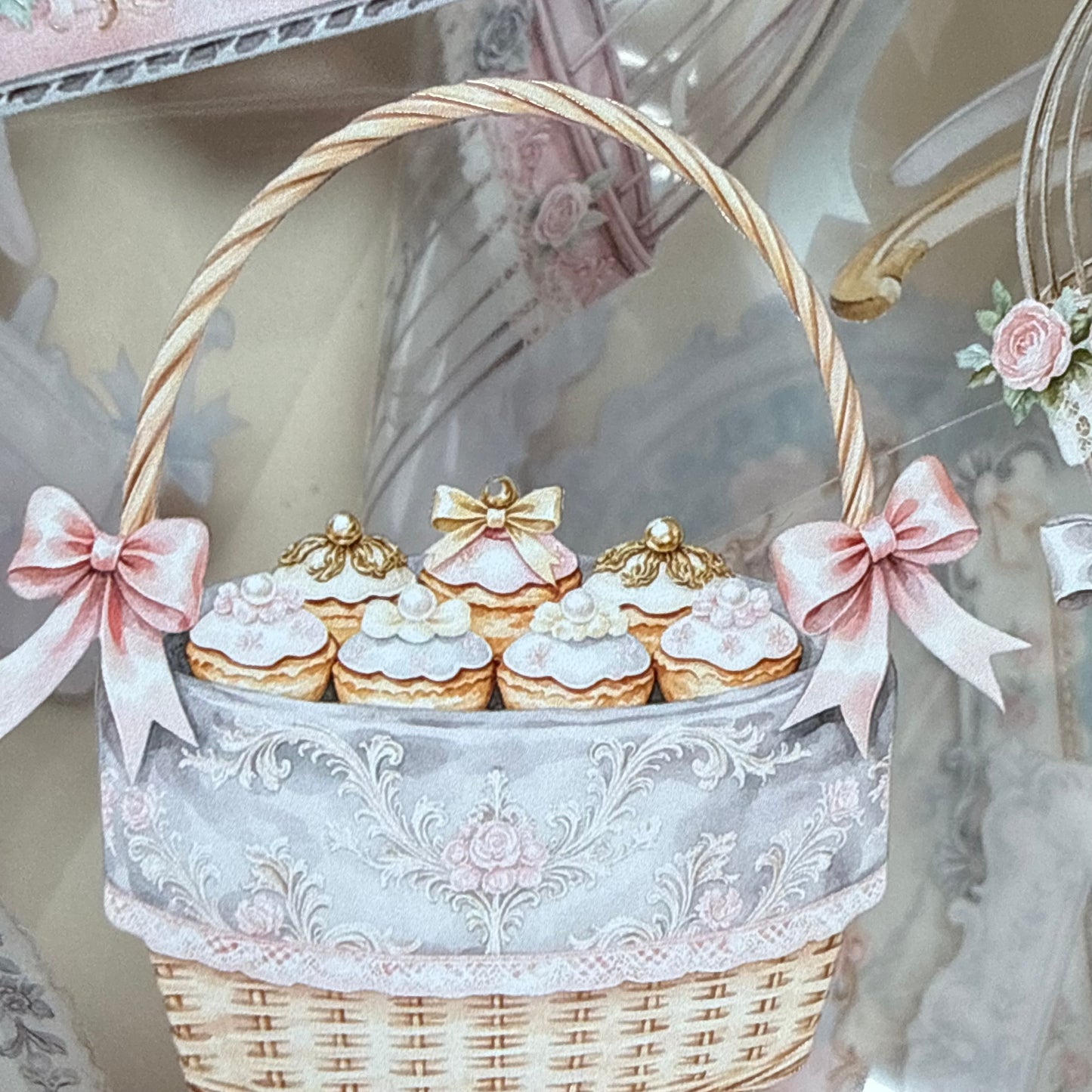PET 3D raised Landscape Rococo addiction tape,one roll fashion, junk journal, scrapbooking,bullet journal, card making.