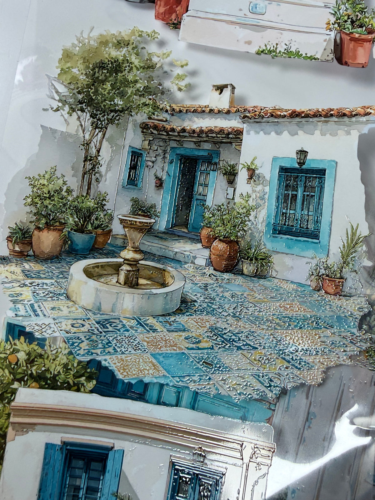 PET 3D raised Greece Landscape tape