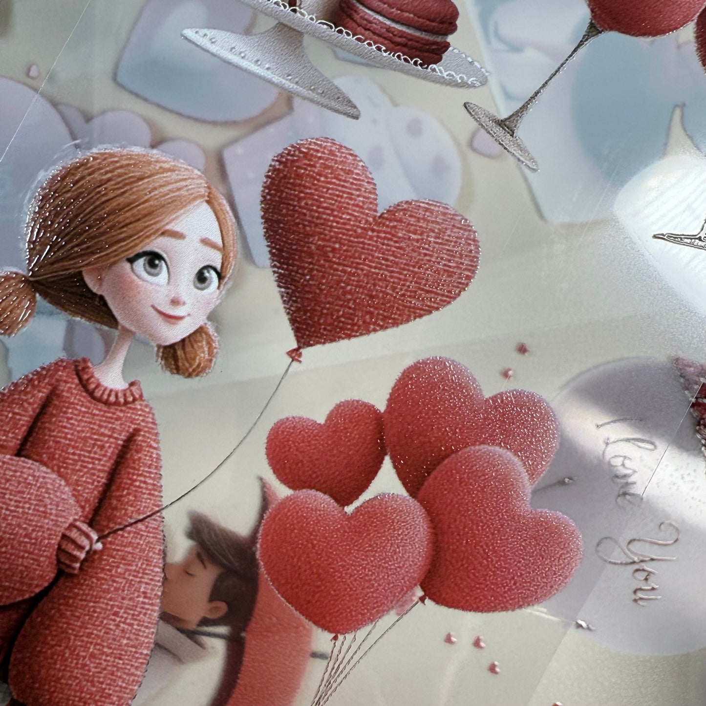 PET 3D raised Whimsical LOVE and Romantic Academia ape,one roll fashion, junk journal, scrapbooking,bullet journal, card making.