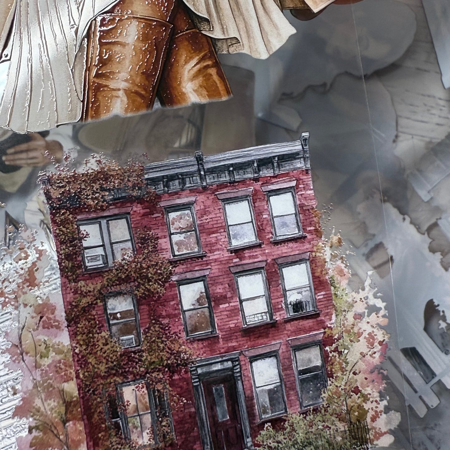PET 3D raised Magic Academia and Urban Autumn Moments  tape,one roll fashion, junk journal, scrapbooking,bullet journal, card making.