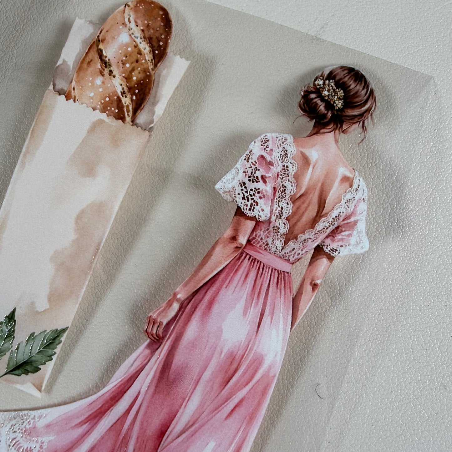 Paris in Bloom and Prague Spring Cobblestones PET 3D raised tape,one roll fashion, junk journal, scrapbooking,bullet journal, card making.