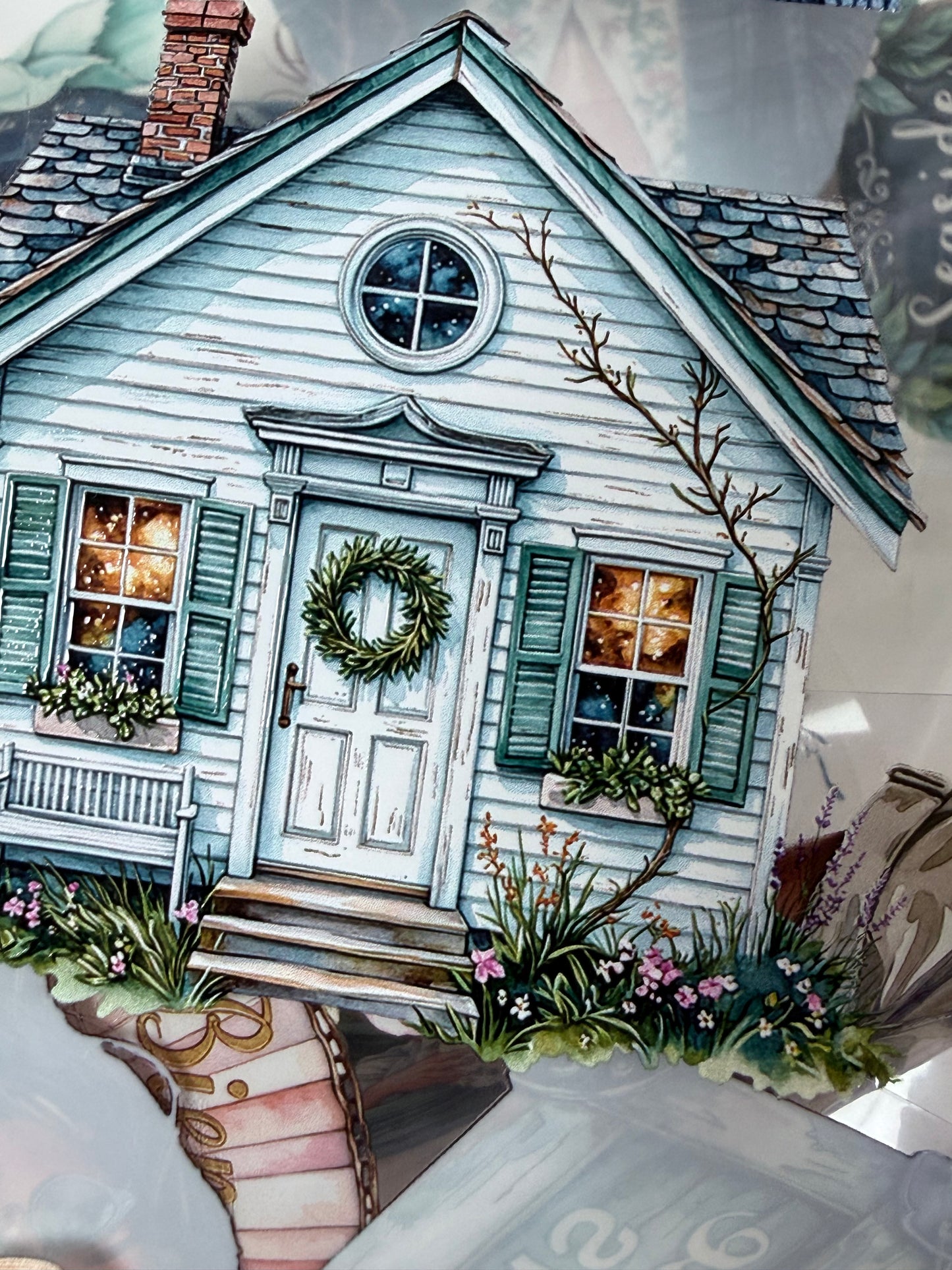 Seaside Breeze and Mirazur Dreams PET 3D raised tape