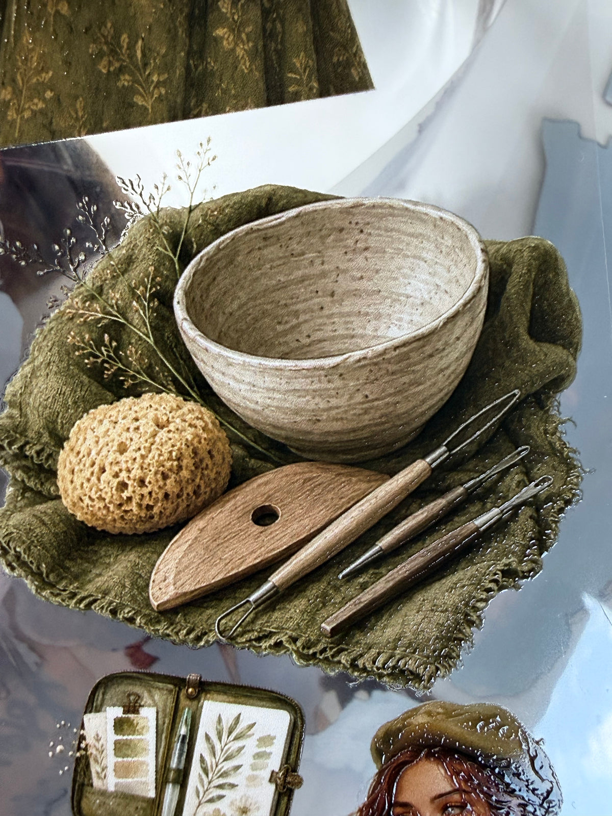 BUNDLE Olive PET 3D raised tape