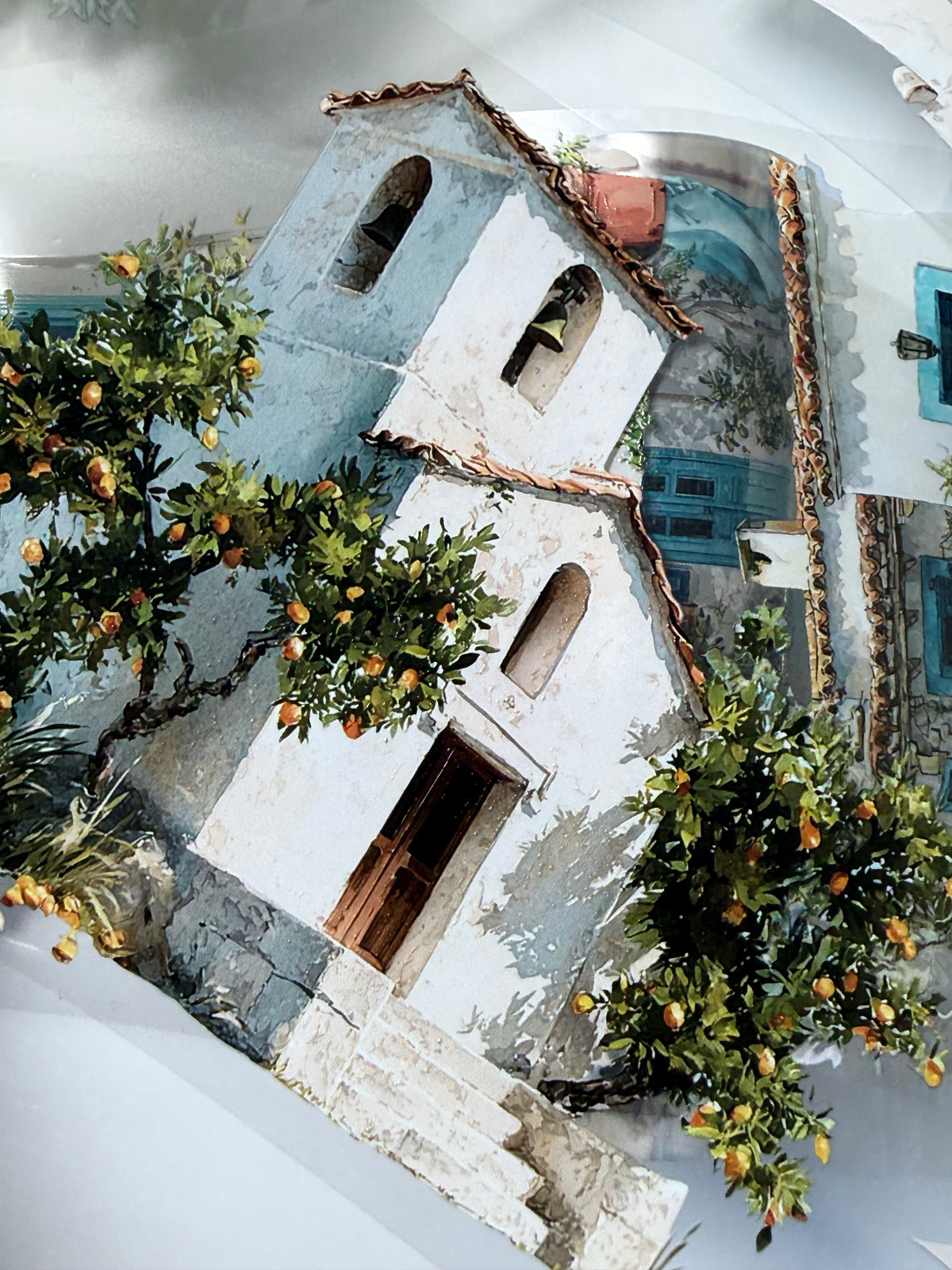 PET 3D raised Greece Landscape tape
