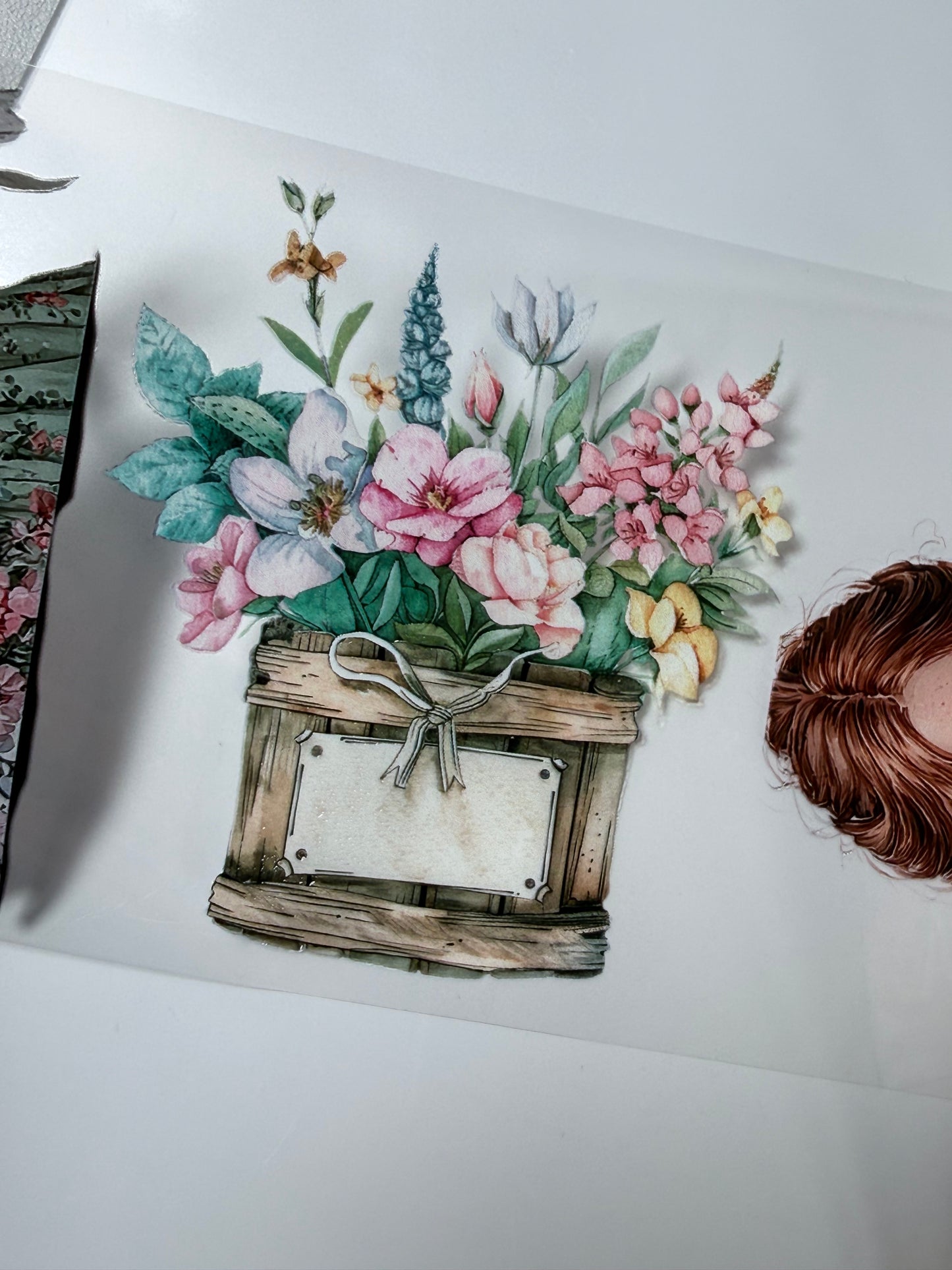 Flower Shop and Apple Farm PET 3D raised tape