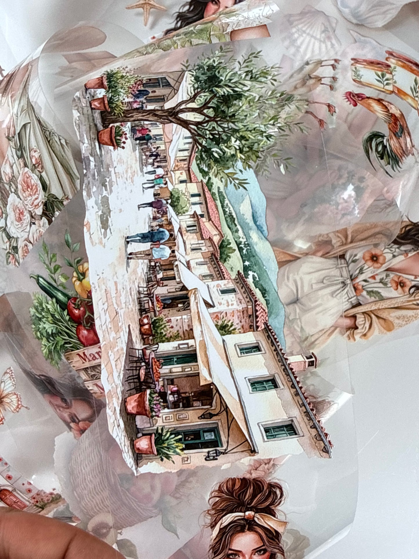 Bloemenzee Summer and Sunwashed Market PET 3D raised tape