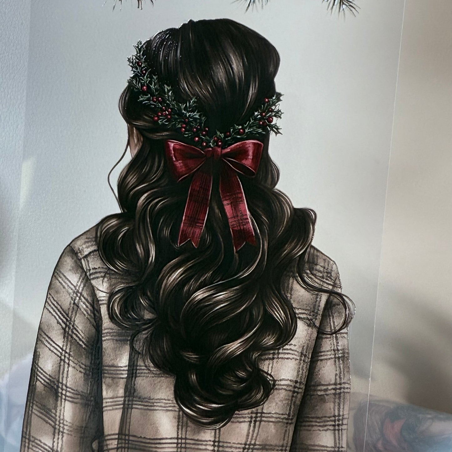 PET 3D raised Warm  Swiss Christmas and Christmas Farmhouse tape,one roll fashion, junk journal, scrapbooking,bullet journal, card making.